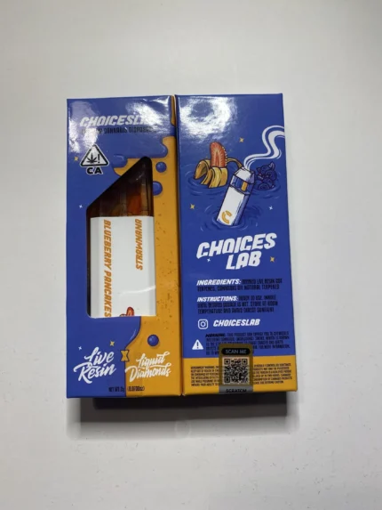 Choices Lab Disposable THC Vape Live Resin och Liquid Diamonds 0,5g+0,5g (1g)