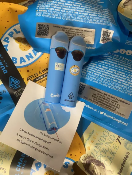 Cookies Dual Chamber All-in-One THC Live Resin och Liquid Diamonds 0.5g+0.5g (1g)