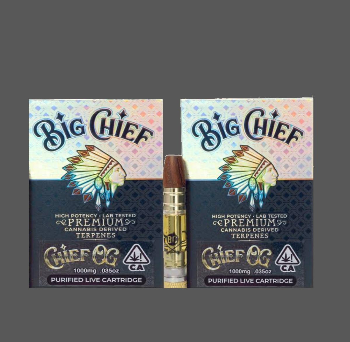 Big Chief 100% Live Resin Vape Cart