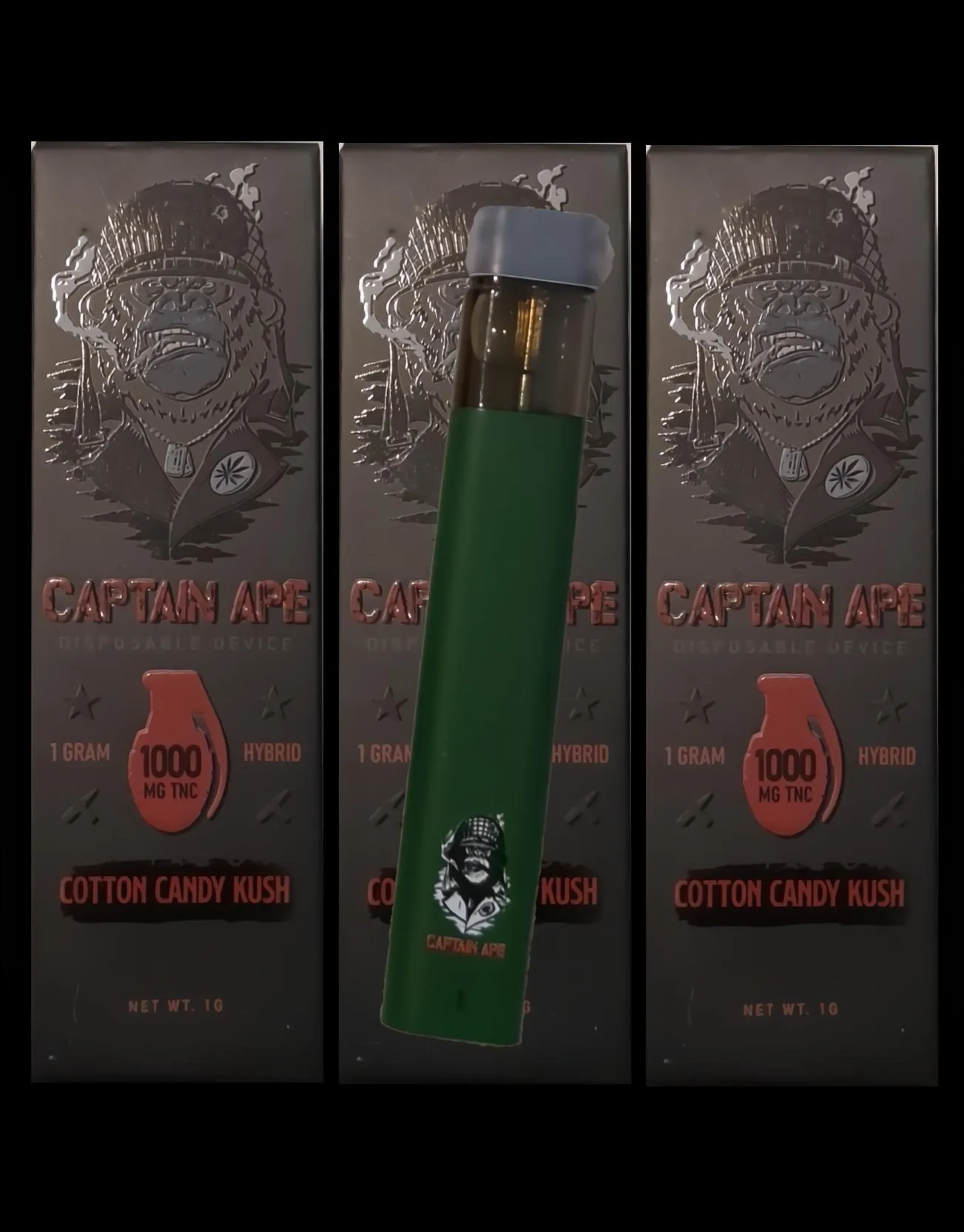 Captain Ape Cotton Candy Kush Live Resin THC 86,6% 1g